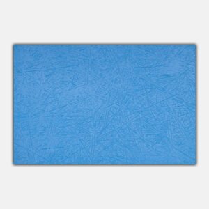 Fatcarbon blue glass fiber composite with decorative applications