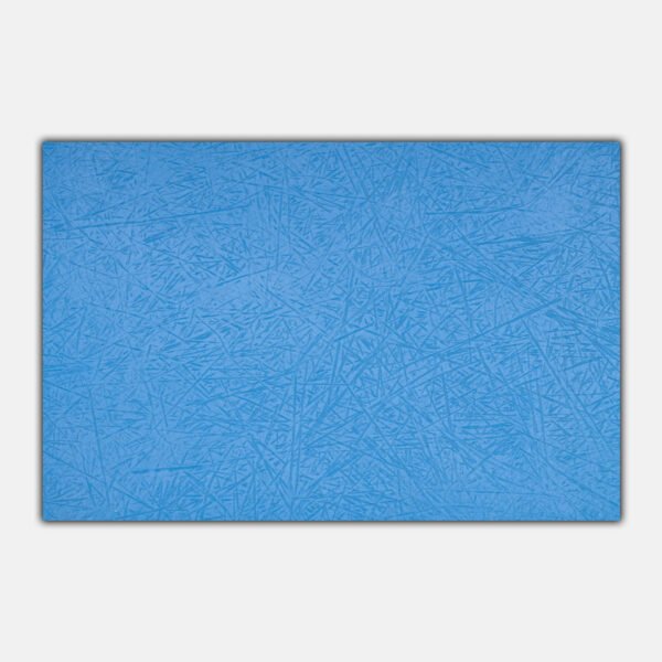 Fatcarbon blue glass fiber composite with decorative applications